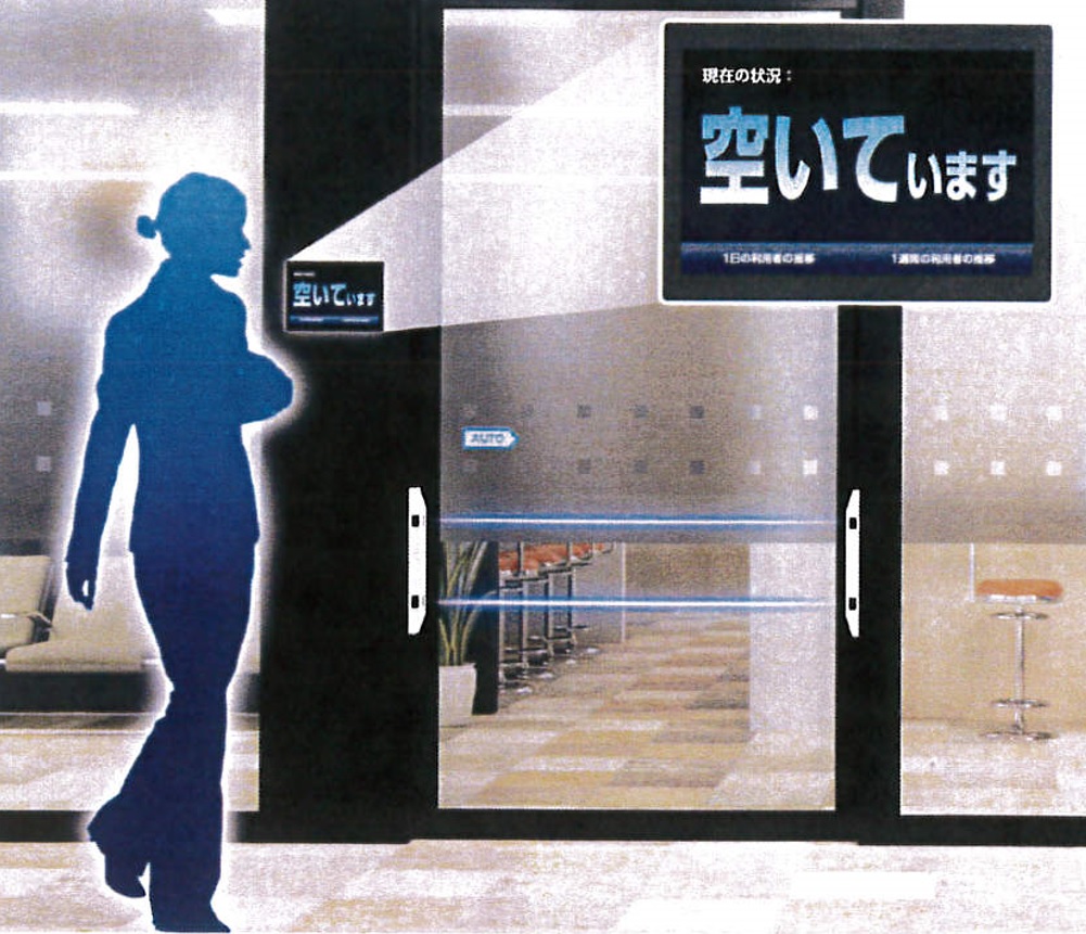 混雑表示システム | 菱越電機株式会社